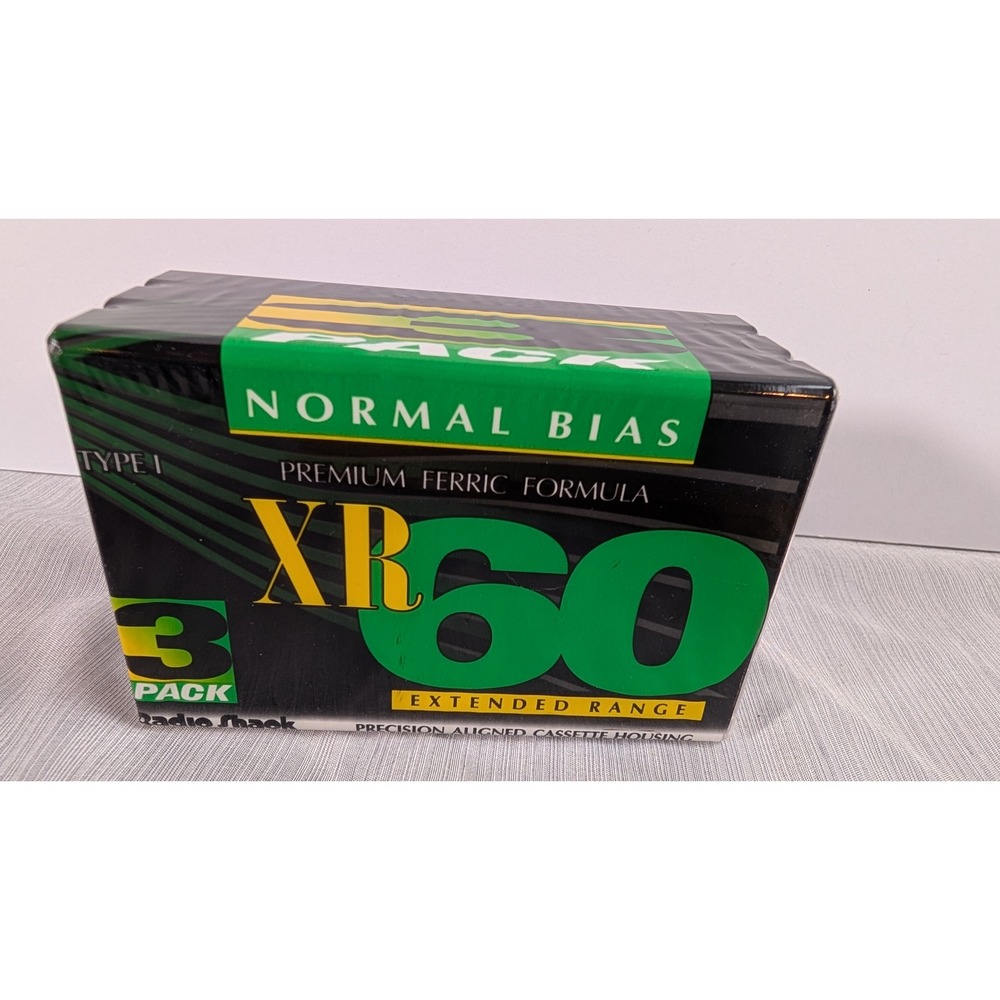 RadioShack XR-60 Normal Bias (Type I) Audio Cassette Tapes